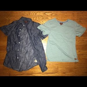 2 Boys Seven For Mankind Tees Sz M
